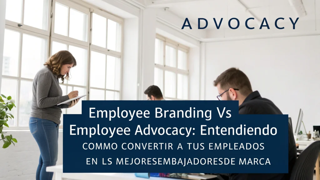 Employee Branding vs Employee Advocacy: entendiendo cómo convertir a tus empleados en los mejores embajadores de marca