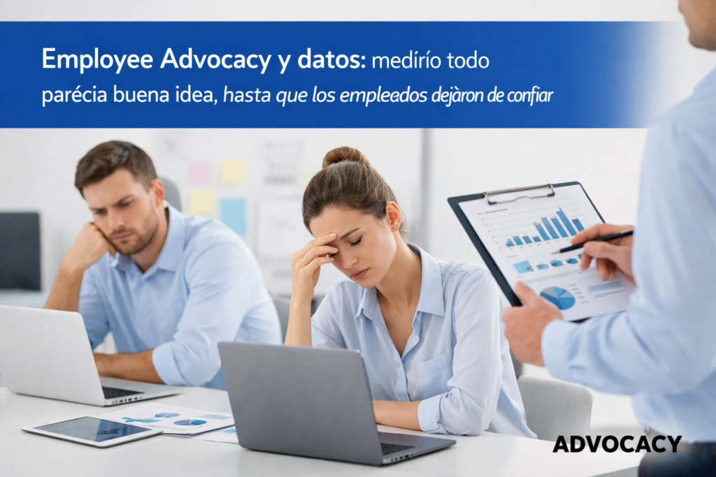 Employee Advocacy y datos: medirlo todo parecía buena idea, hasta que los empleados dejaron de confiar
