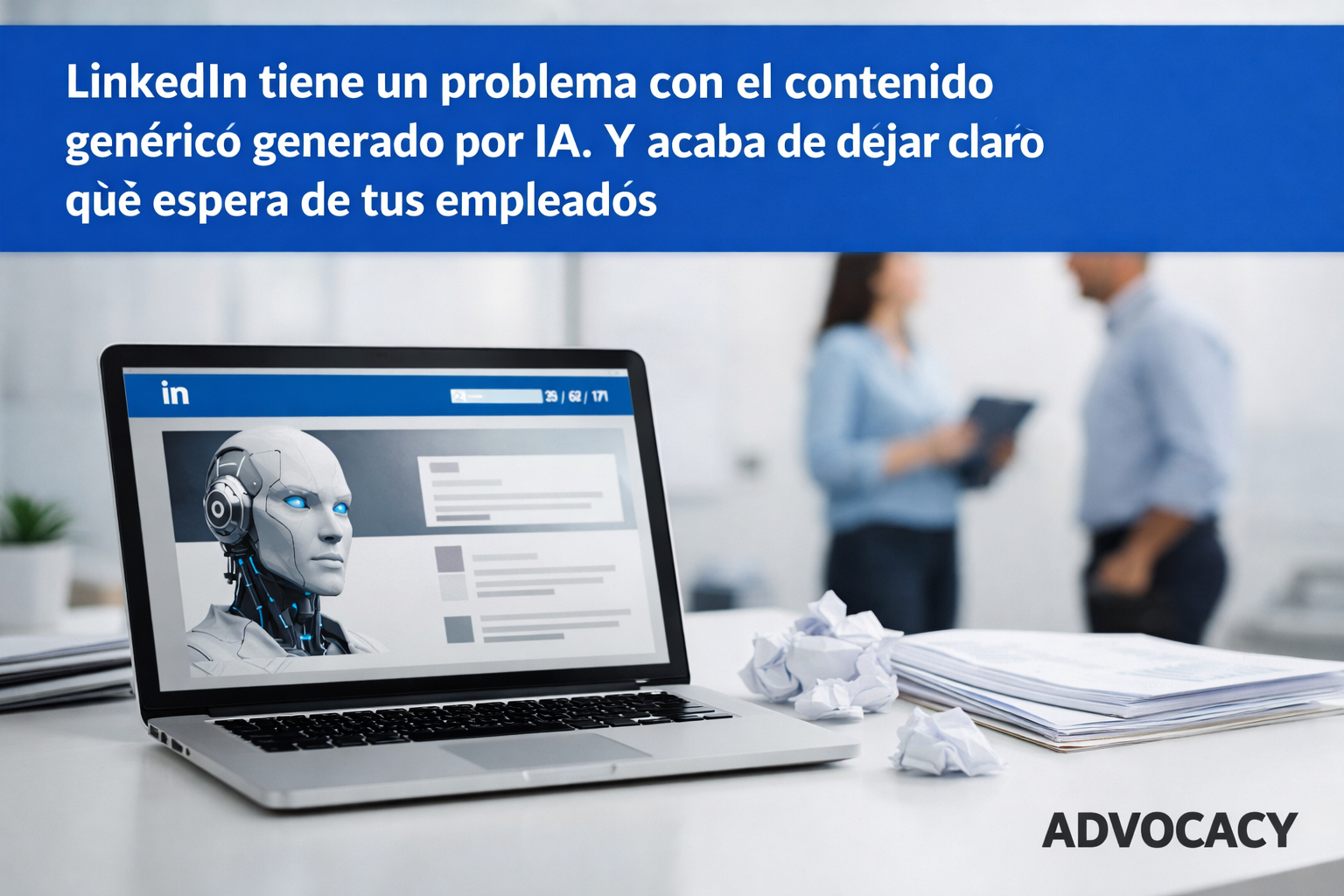 LinkedIn tiene un problema con el contenido genérico generado por IA. Y acaba de dejar claro qué espera de tus empleados
