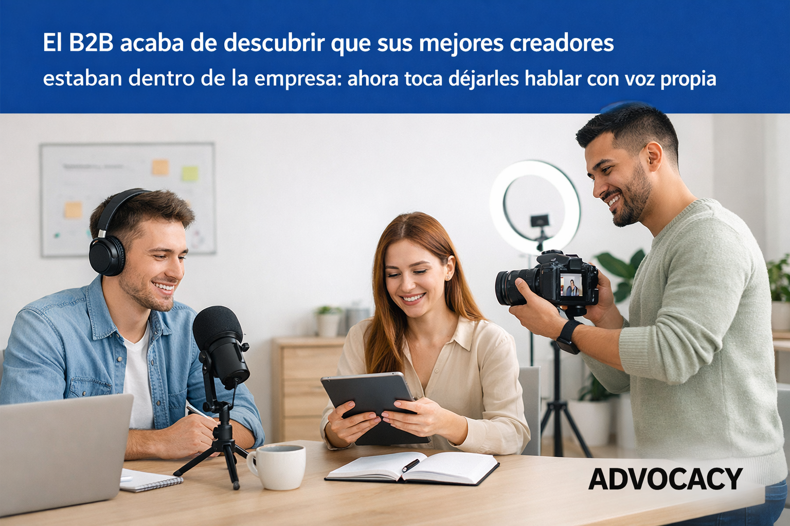 El B2B acaba de descubrir que sus mejores creadores estaban dentro de la empresa: ahora toca dejarles hablar con voz propia